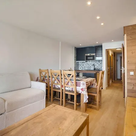 Cozy Renovated With Panoramic Mountain View - Le Serac Apartman Val Thorens