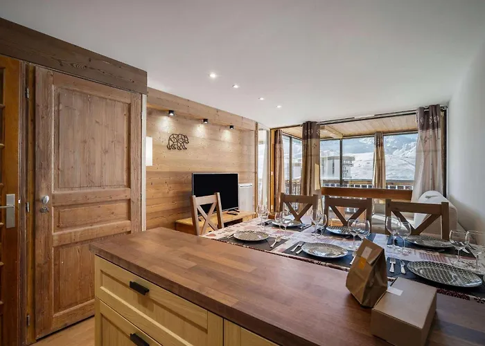 Cozy Renovated With Panoramic Mountain View - Le Serac Val Thorens
