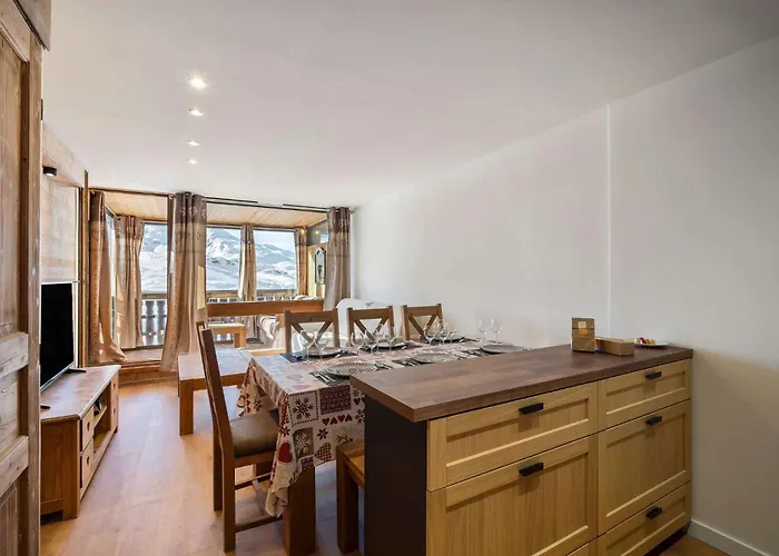 Cozy Renovated With Panoramic Mountain View Val Thorens